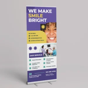 Roll Up Banner (85 x 200 cm)