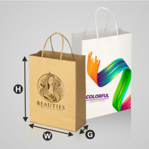 Kraft Shopping Bag (White)